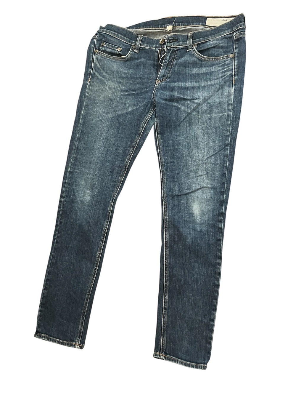 rag & bone Women's Skinny Jeans in Medium Blue Wash